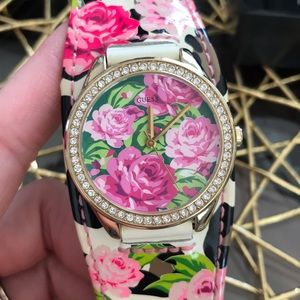 New Guess Flower Bracelet Watch